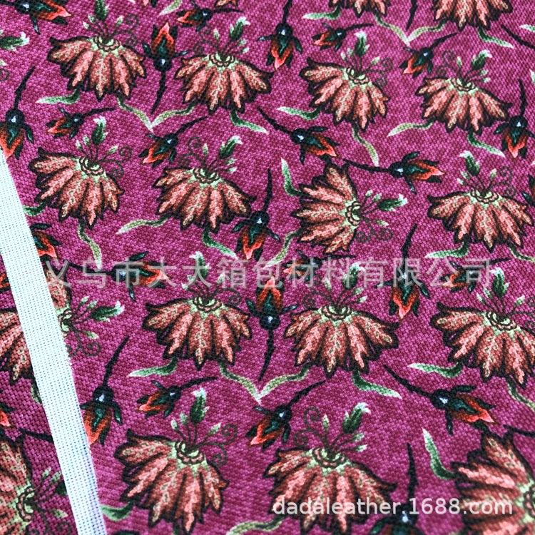 600DPU impresión digital 600D impresión resistente al tirón PU eco friendly tela oxford impresión digital procesamiento personalizado details Picture