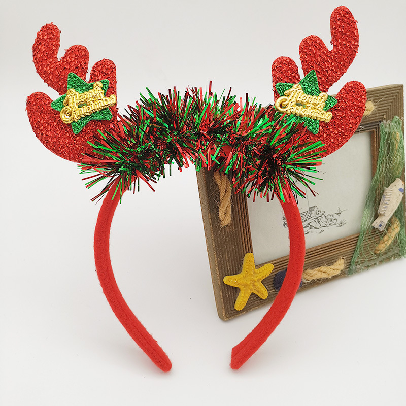 Christmas headbands, Christmas headwear decorations, hair accessories for children, girls, princesses, little girls, Christmas antler headbands for girls Application Scenario
