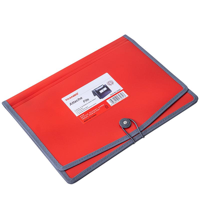 Full-standard TRANBO factory direct sales candy-colored empty space bag, large-capacity test paper file storage bag, data book folder, data bag Item Picture
