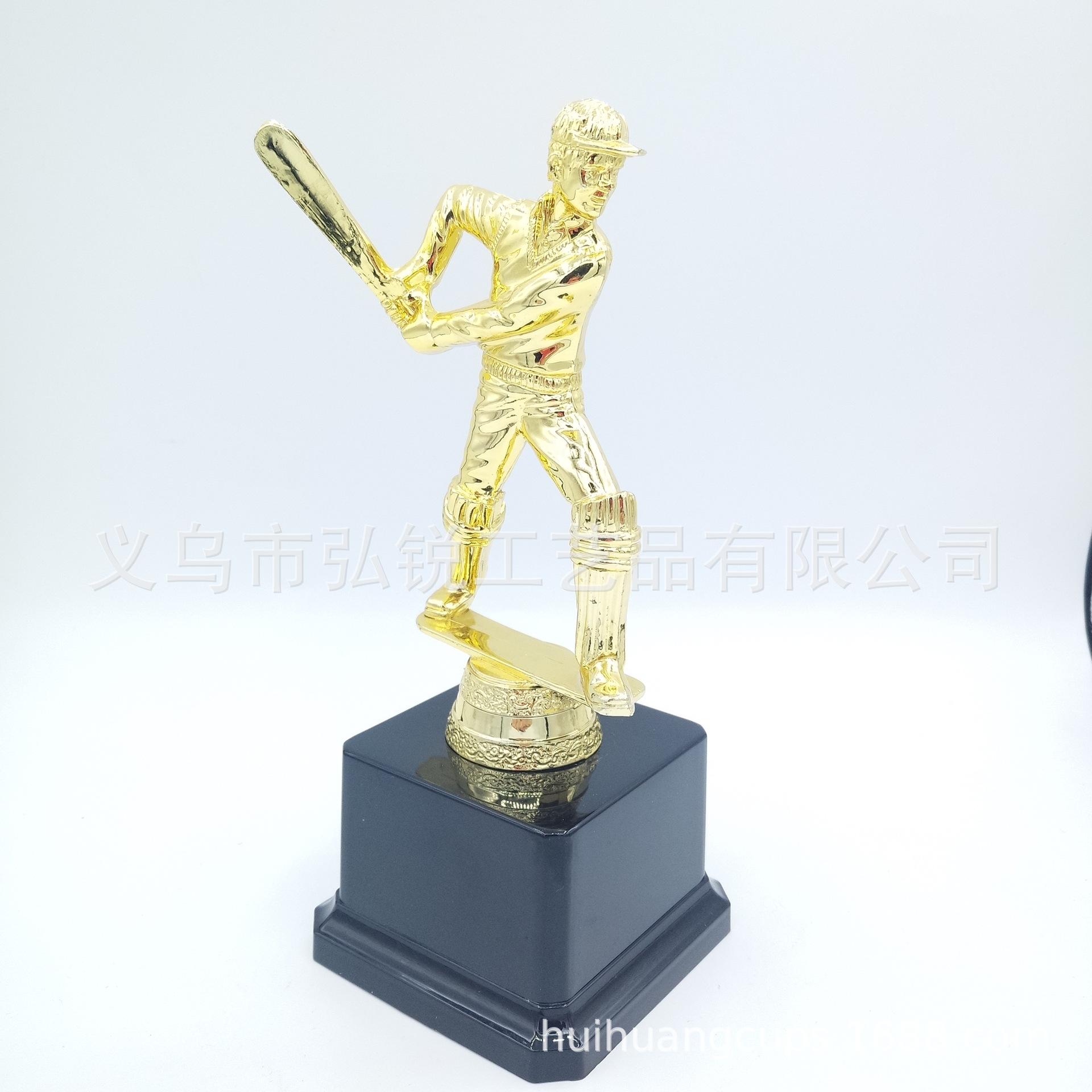 The prizes and rewards for the 2020 baseball organization competition are gold-plated plastic trophies with customizable logos Application Scenario