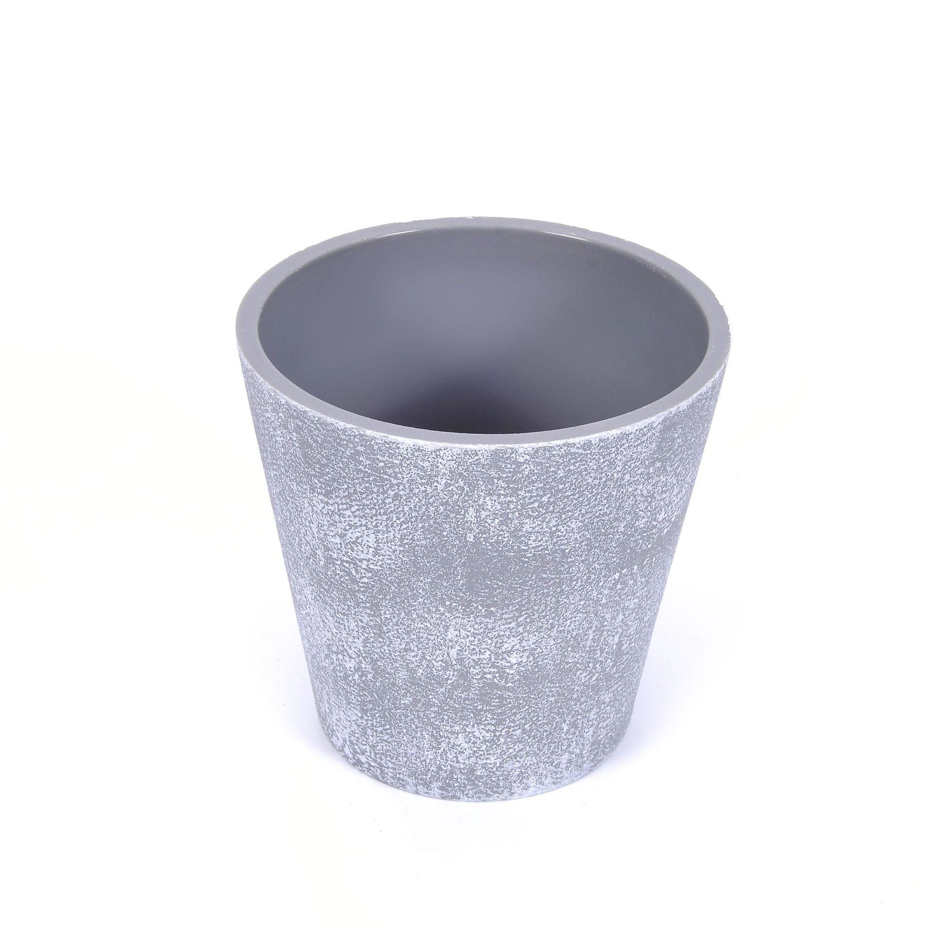 The manufacturer supplies simple Nordic retro cement round flowerpots, desktop potted plants, green plant POTS and succulent flowerpots Specification image