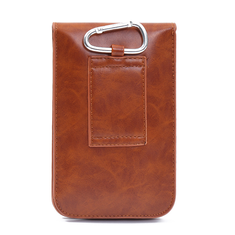 Selling Men's Vertical Casual Mobile Phone Bag Wear Belt Thin Small Fanny Pack Multi-Functional Mini Sports Hanging Bag Wholesale Application Scenario