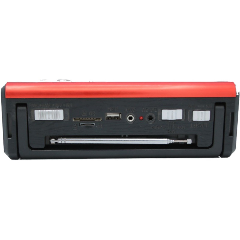 A popular retro clock, Bluetooth radio, multi-band portable card speaker, flashlight, player and mp3 player in foreign trade Application Scenario