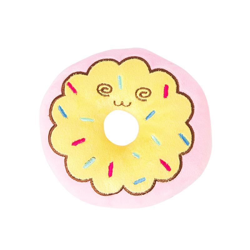 Spot wholesale pet supplies dog bite-resistant donuts interactive toy sound does not tear down the home teasing dog magic Item Picture