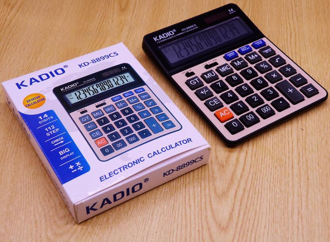Manufacturer directly supplied KD-8899CS financial calculator big button business gift financial accounting 14 figures