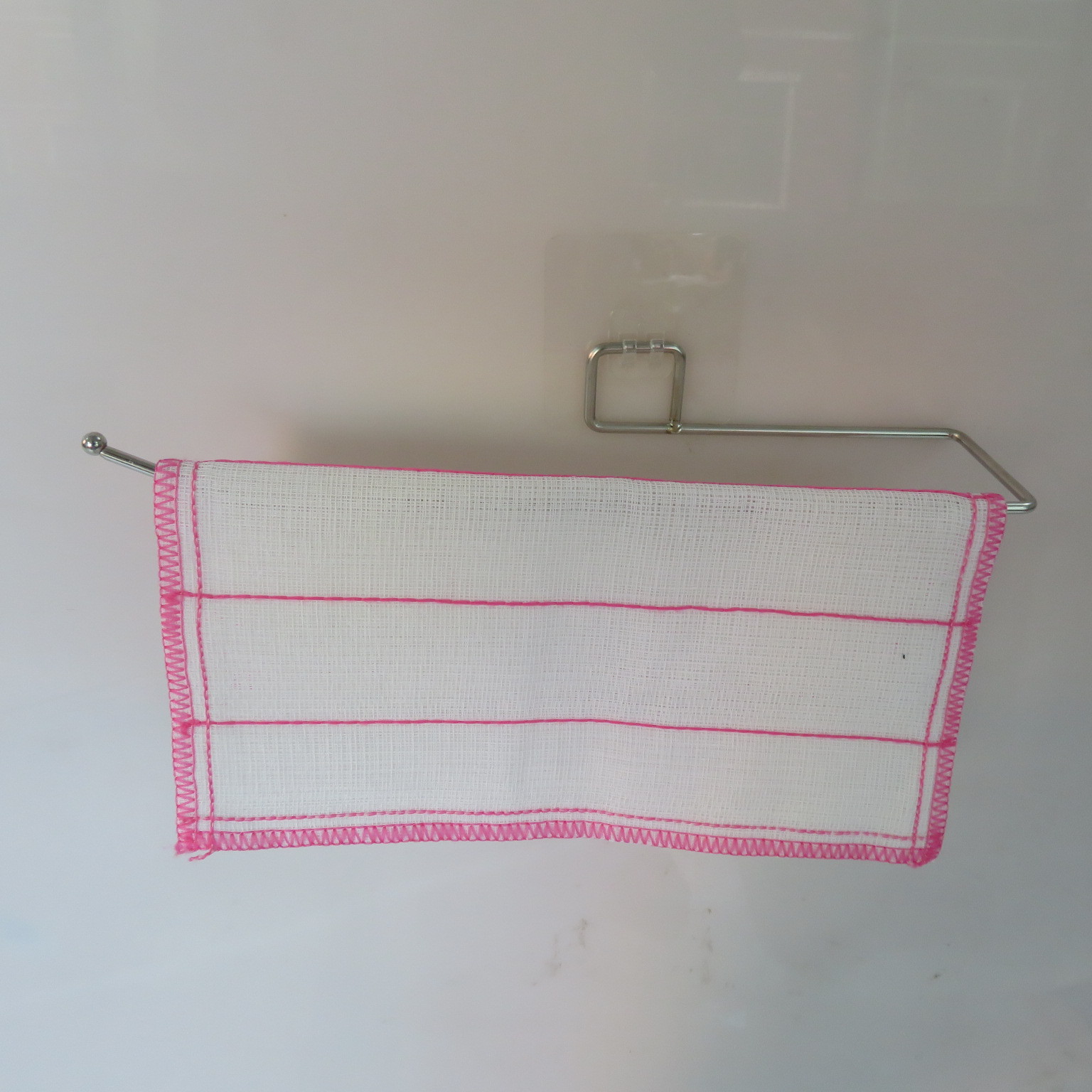 Factory direct sales, no need for drilling, does not damage the wall, stainless steel towel rack, does not take up space, bathroom tissue hook, rag rack Item Picture