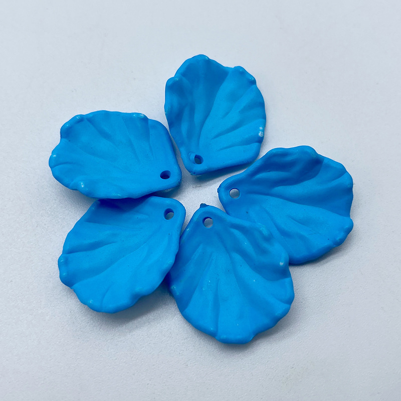 Acrylic hanging hole, spray-painted cabbage leaf, handcrafted earrings and hairpins, diy summer color series, matte touch leaf undefined
