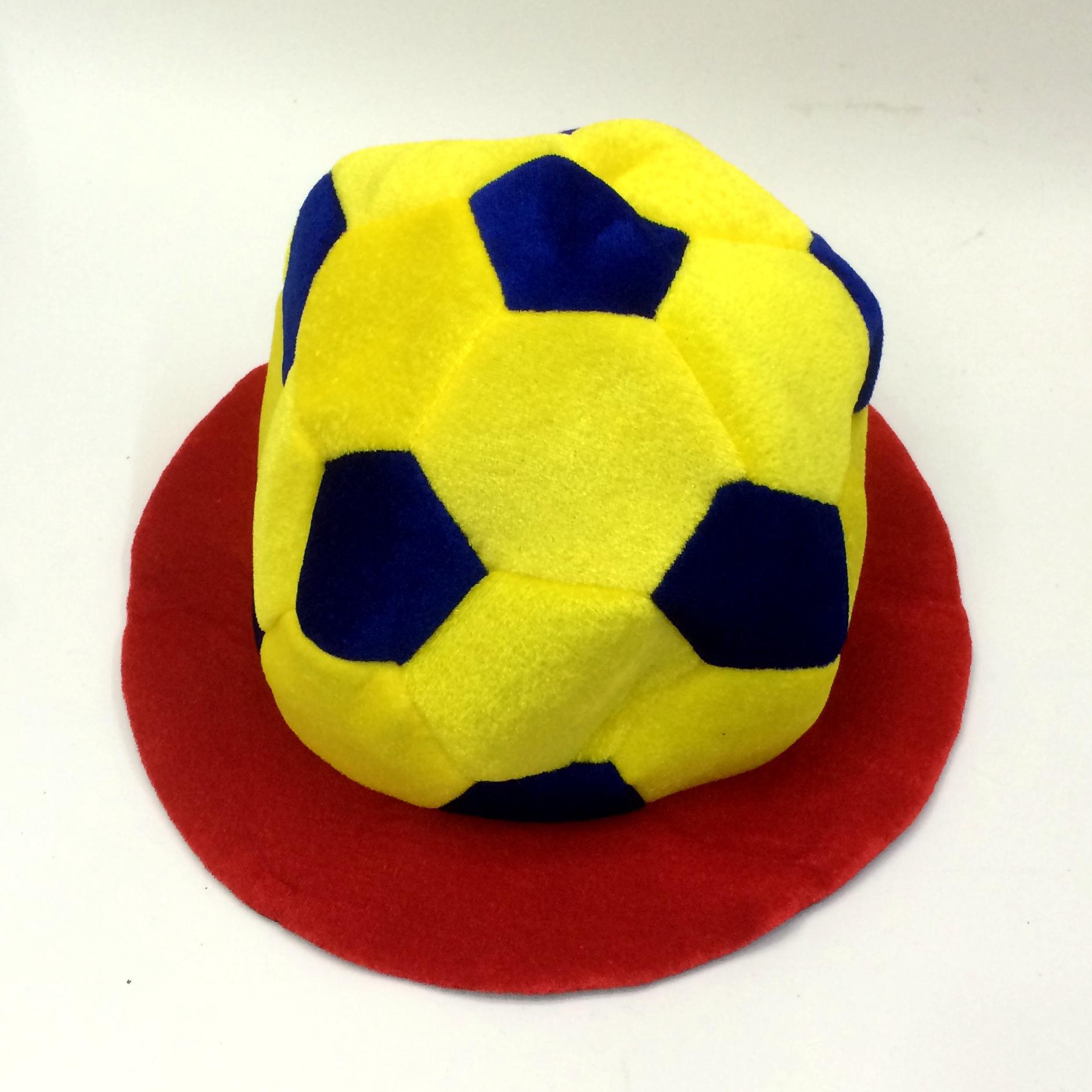 Custom-made Spanish red and yellow World Cup football hats for export Application Scenario
