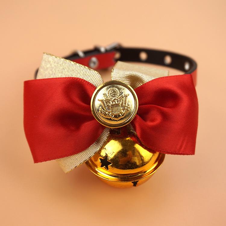 Fashionable bestsellers, small pet collars, big bell bows, dog collars, pet neck rings, one-piece consignment undefined
