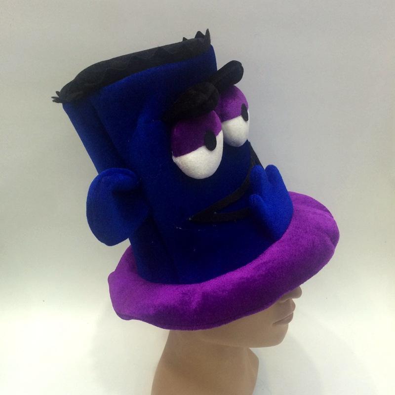 Monster Big-eyed Monster mocks you hat Flat-headed monster hat custom-made foreign trade export Shrek soft hat wholesale Specification image