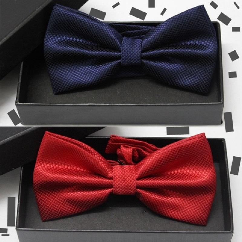 男女结婚领结时尚细格酒店夜店蝴蝶结新品毕业领结厂家代发