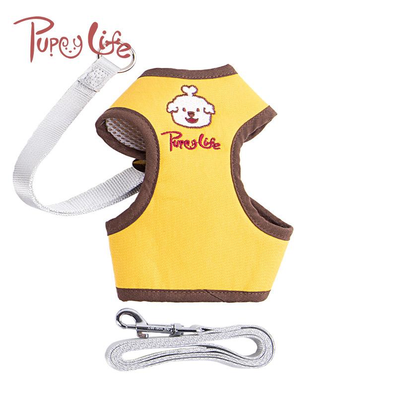 Pet supplies Pet supplies new spot wholesale pet chest strap anti-break meow leash small and medium-sized pet dog walking safety rope full figure