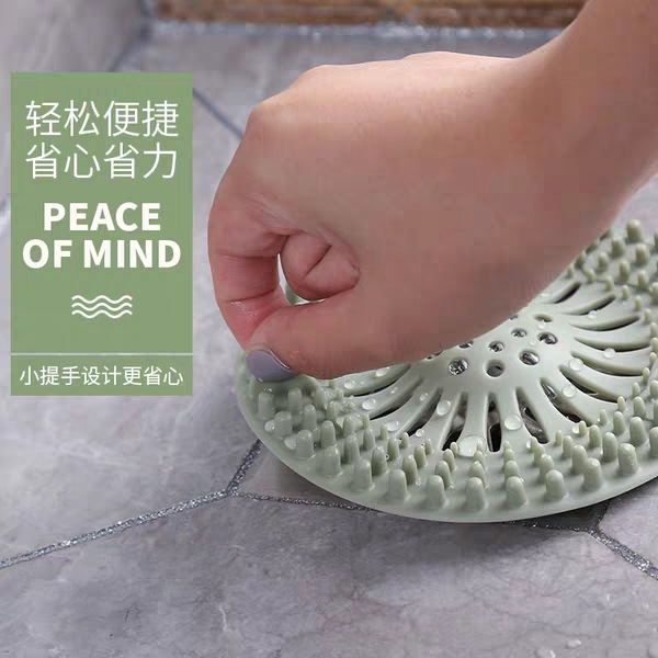 Kitchen silicone floor drain and sink cover with suction cup, bathroom sink and sink leak-proof and water-blocking plug, bathtub plug full figure