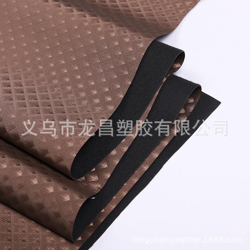 PVC leather fabric with inclined woven texture, sofa leather, car soft and hard bags, eco-friendly leather, luggage, artificial leather, 05 Application Scenario