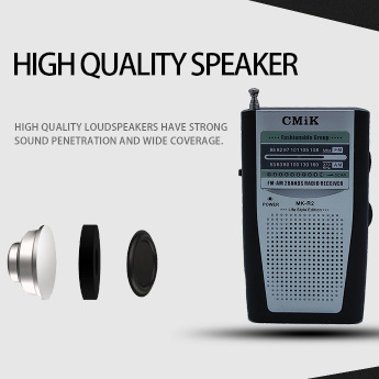 The cmik mini portable dual-band radio, a bestseller across the Internet Item Picture