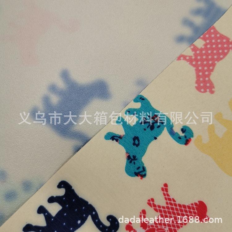 Korean velvet printing [Factory direct Sales] Abundant stock of popular outer packaging fabrics for bags, cosmetic bags, etc details Picture