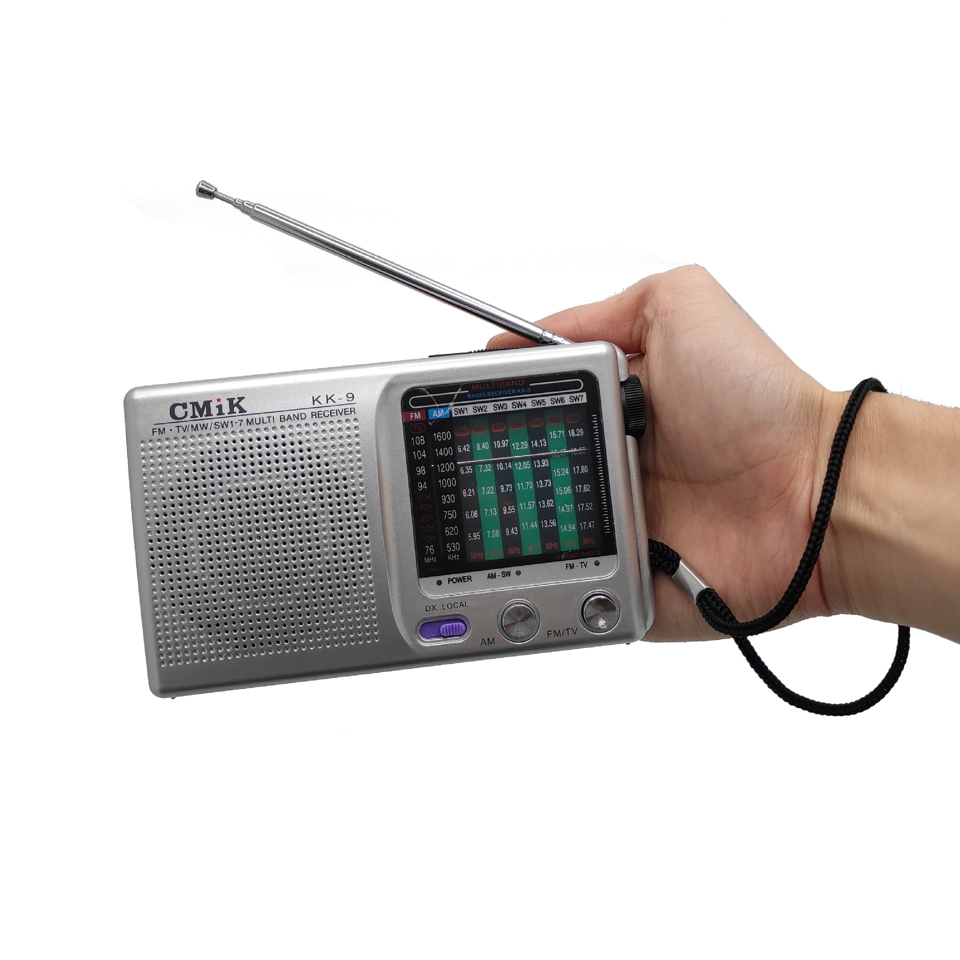 cmik kk-9 full-band vintage radio for the elderly, campus radio, English listening, FM, semiconductor