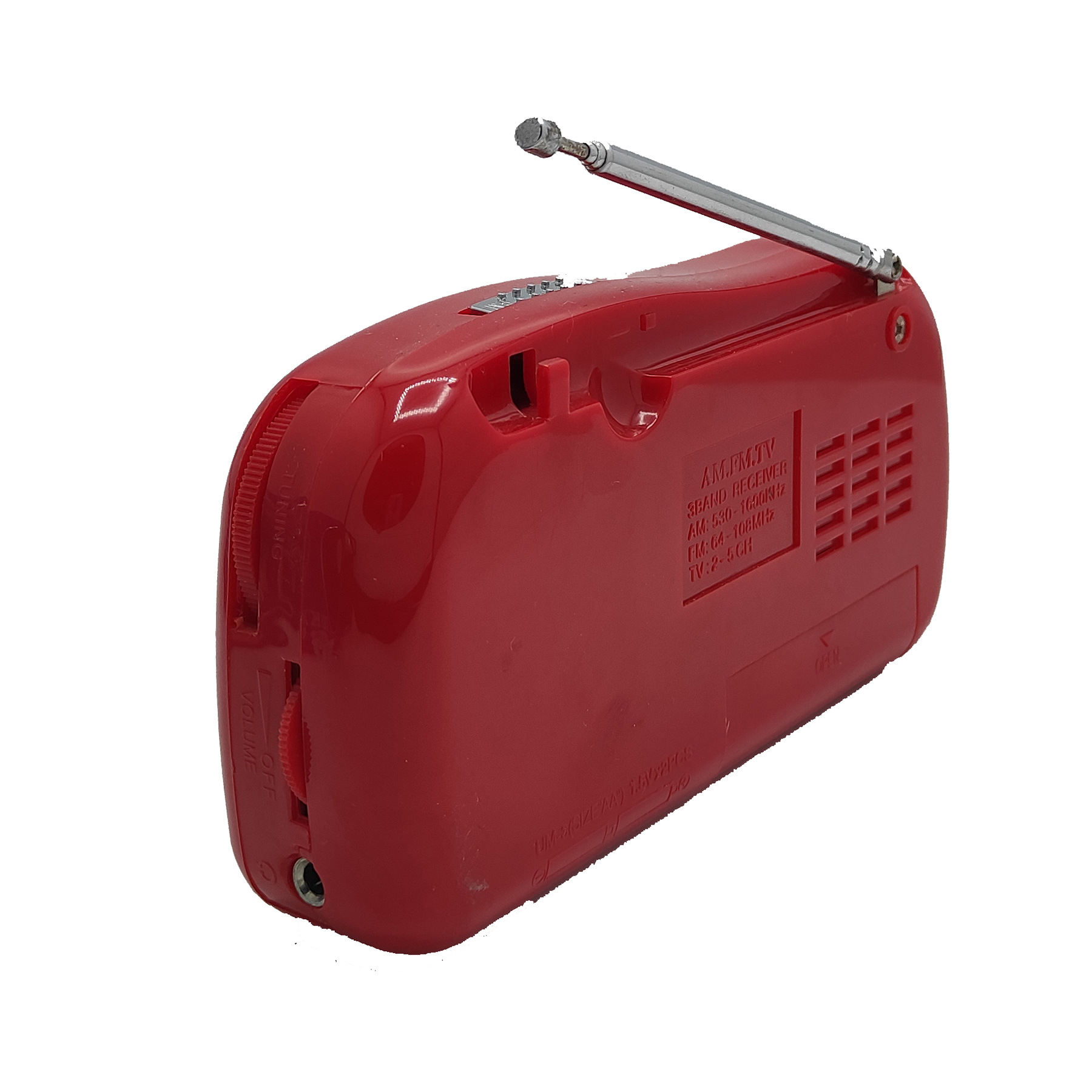 cmikAM/FM/TV radio, multi-band radio with time and antenna, external sound radio Item Picture
