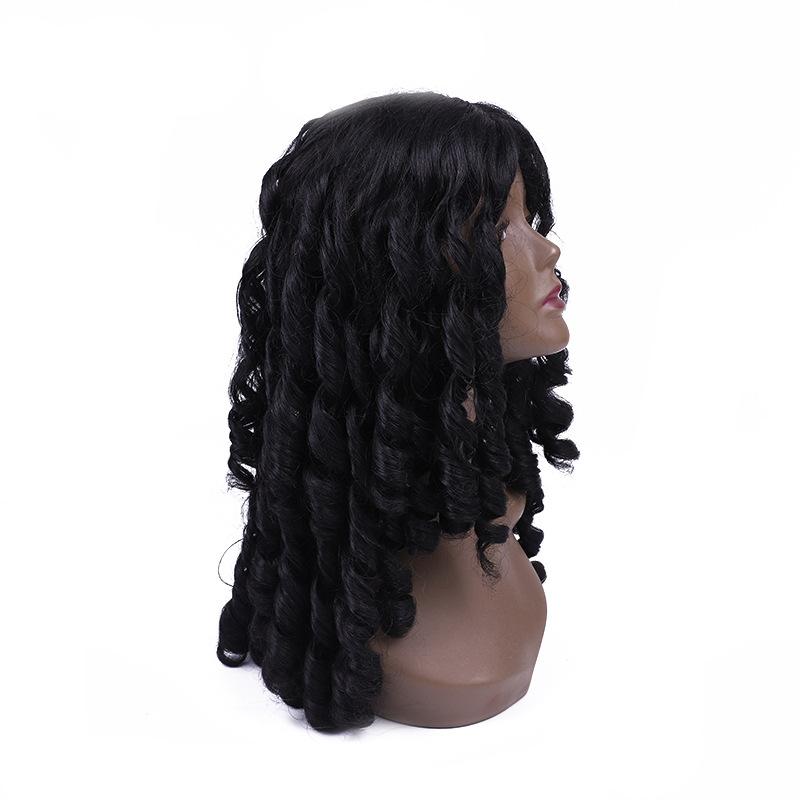 Direct sales and customization of all kinds of fashionable and sexy large curly hair wigs from the manufacturer without bangs Item Picture