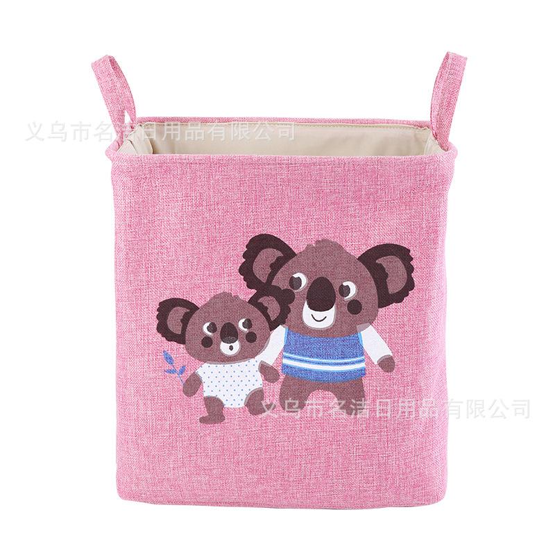 Factory Direct Sales Modern Simple Cartoon Foldable Thick Laundry Basket Toy Basket Storage Basket Dirty Clothes Basket Storage Bucket undefined