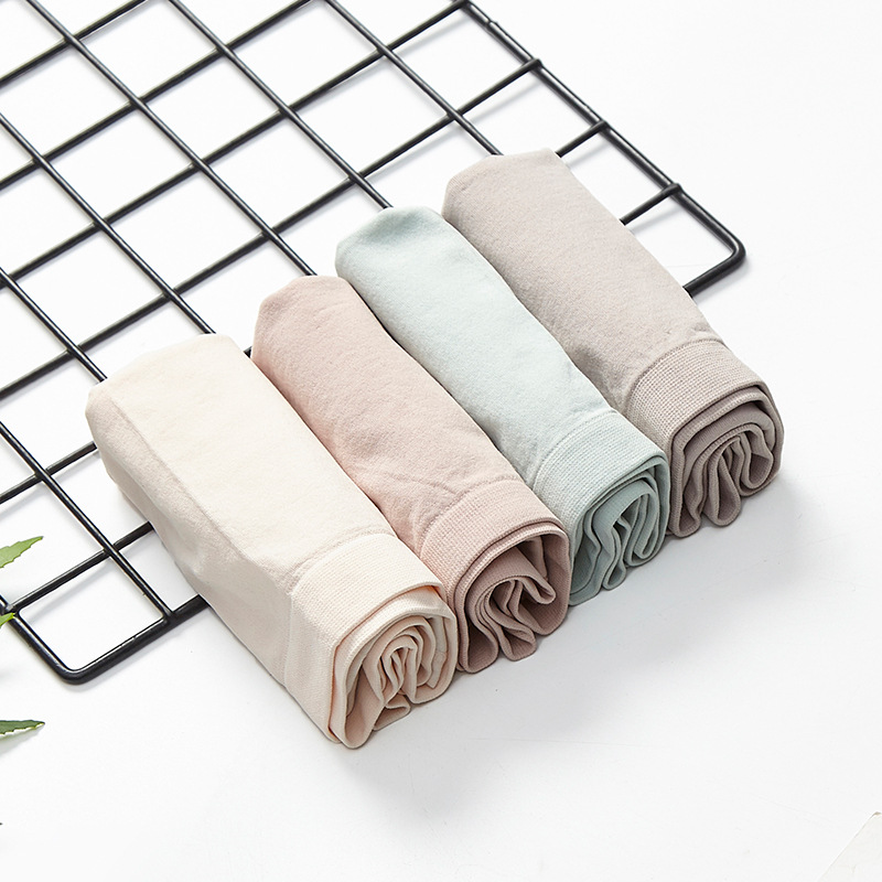 【 Single piece Packaging 】 High-waisted sexy nude ammonia triangle pants, girls' cotton inner moisture-absorbing seamless women's underwear Specification image