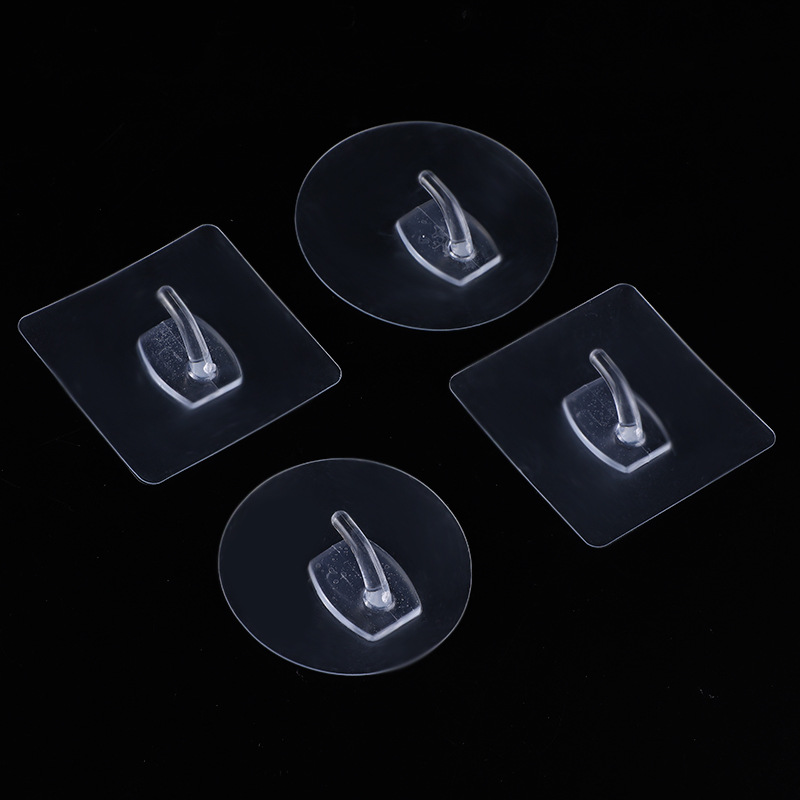 Traceless, removable glue, no deformation after washing, transparent crystal tree branch hook, reusable adhesive hook, home wall hook details Picture