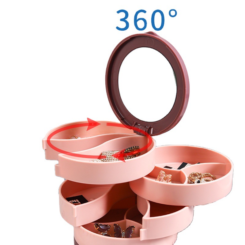 首饰盒/绒布收纳盒/饰品包装盒/首饰盒项链盒/耳环盒白底实物图