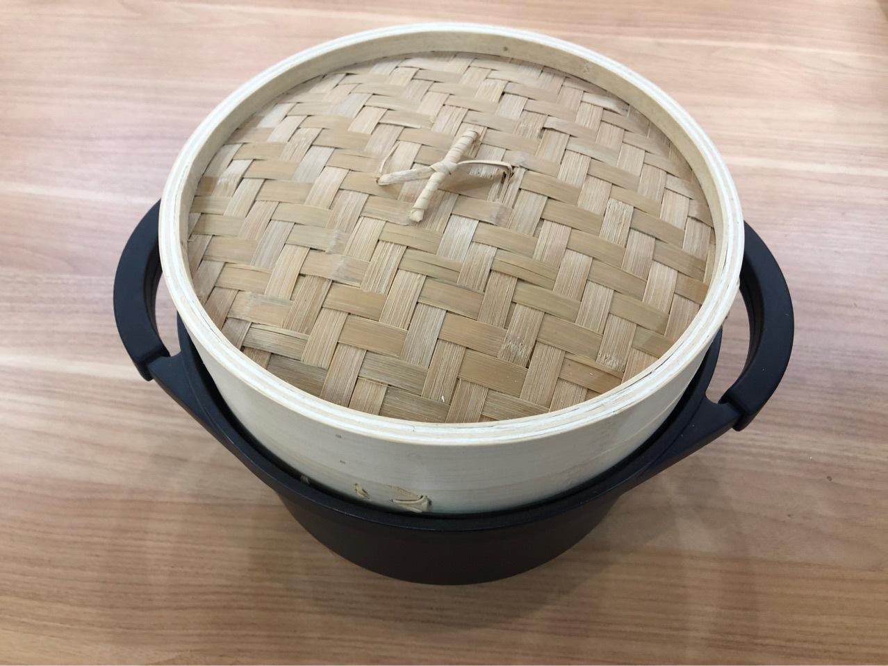 Factory direct sales, pure hand-woven bamboo steamer, Hong Kong-style dim sum steamer, pastry steamer rack details Picture