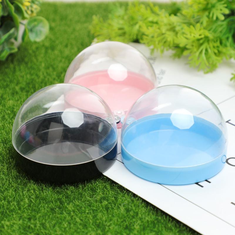 创意半圆塑料透明喜糖礼盒糖果盒婚礼伴手礼宝宝生日礼盒个性diy产品图