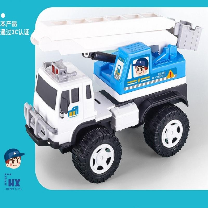 Factory direct sales and wholesale of children's inertial car simulation engineering excavators, sanitation vehicle moving parts, toy car models Application Scenario