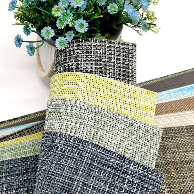 PVC餐垫定制日式简约隔热防滑杯垫多功能西餐垫特斯林餐垫免洗白底实物图