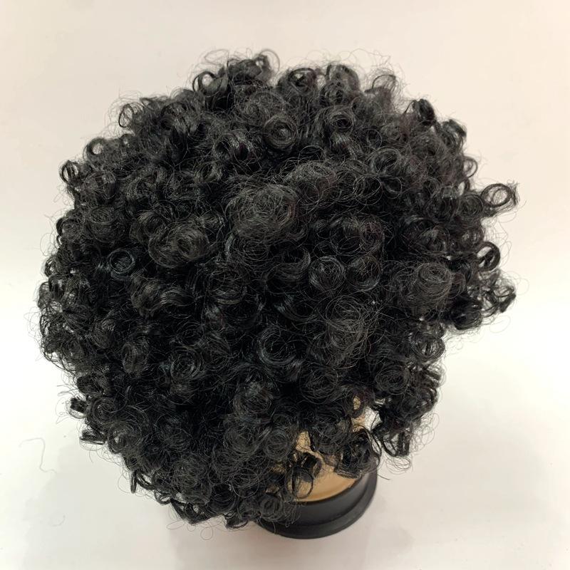 60g black children's fan wig, 60g children's performance wig, black people's African wig Application Scenario