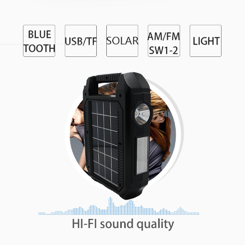 cmik portable multi-functional radio Bluetooth solar Radio Item Picture