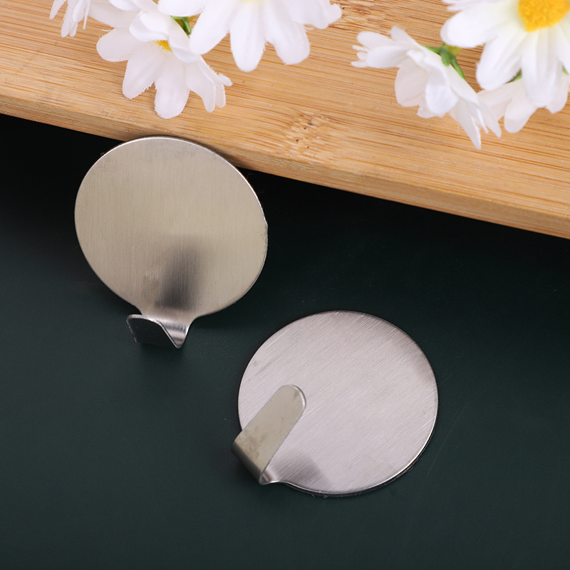 无痕强力304不锈钢双钩免打孔厂家直销防水防潮持久耐用不伤墙面