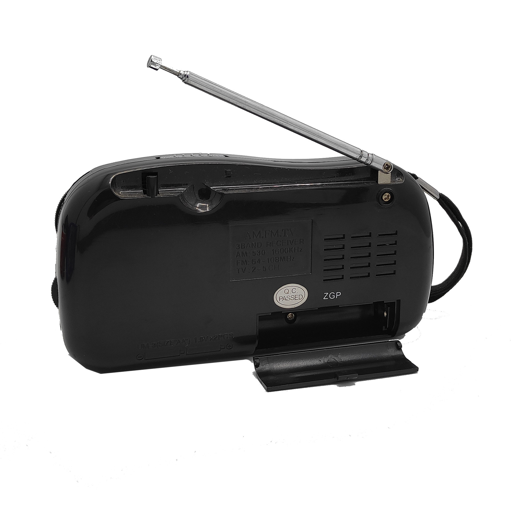 cmikAM/FM/TV radio, multi-band radio with time and antenna, external sound radio Specification image