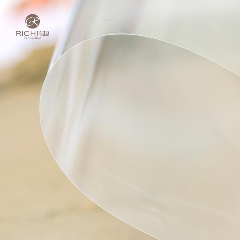 Ruiqu 50 pieces of flower gift, floral art wrapping paper, DIY bouquet supplies, thickened and enlarged transparent cellophane wholesale Application Scenario