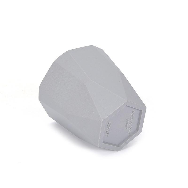 Factory direct sales of macaron-colored rhombic flowerpots, simple Nordic-style plastic imitation porcelain succulent plant flowerpots Application Scenario