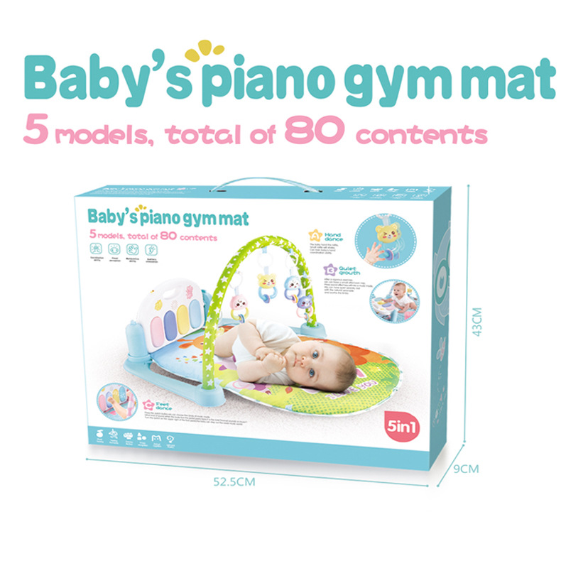 新生婴儿脚踏钢琴健身架器踩宝宝益智玩具0-1岁3-6-12个月男女孩