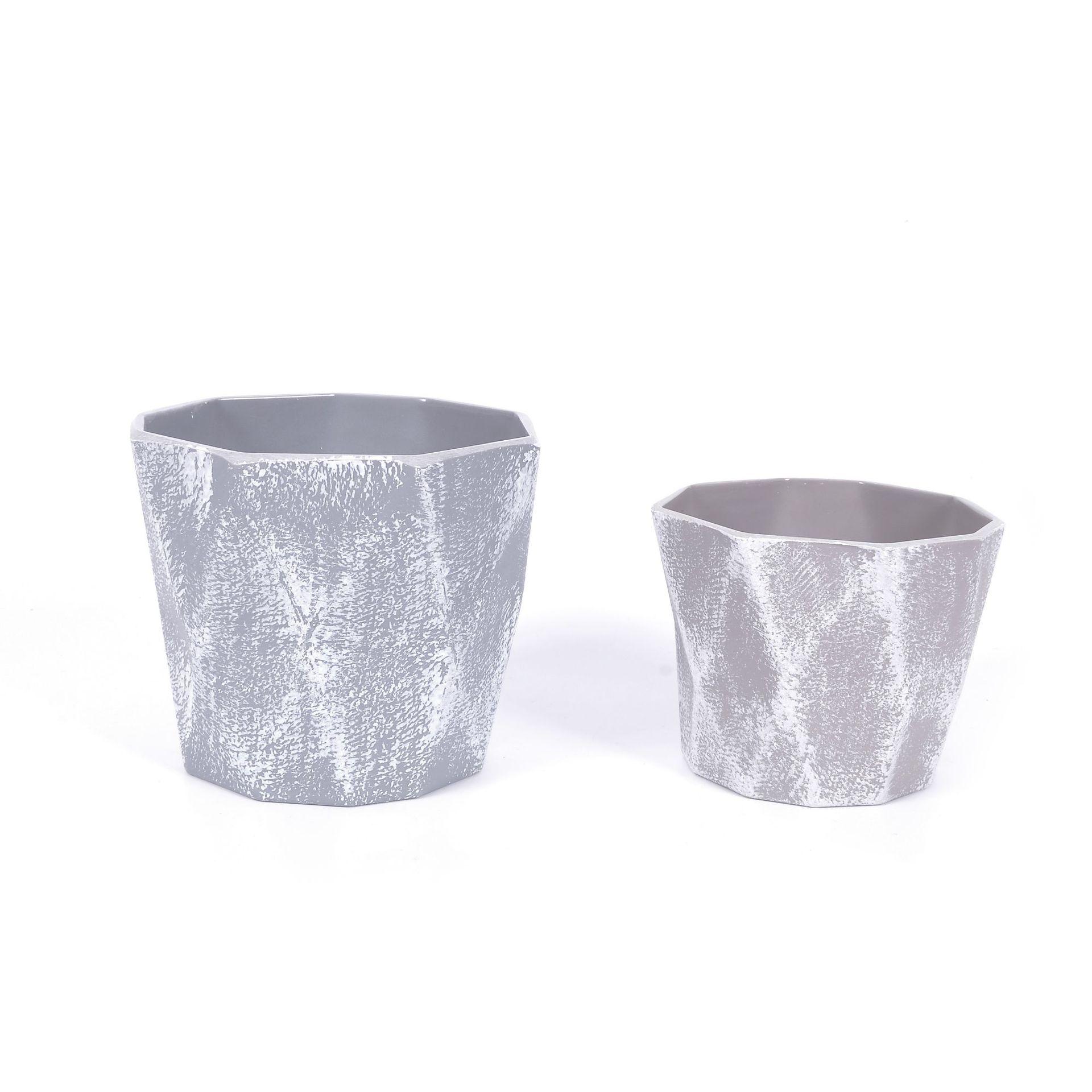 Manufacturers supply northern Europe retro cement geometric straight pot pot table pot pot pot succulent pot