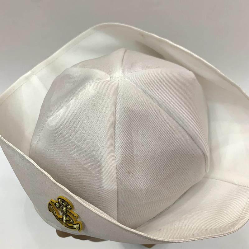 Qianfang Festival wig hat, white sailor anchor icon hat, cosplay Marine sailor professional hat 3332 Application Scenario