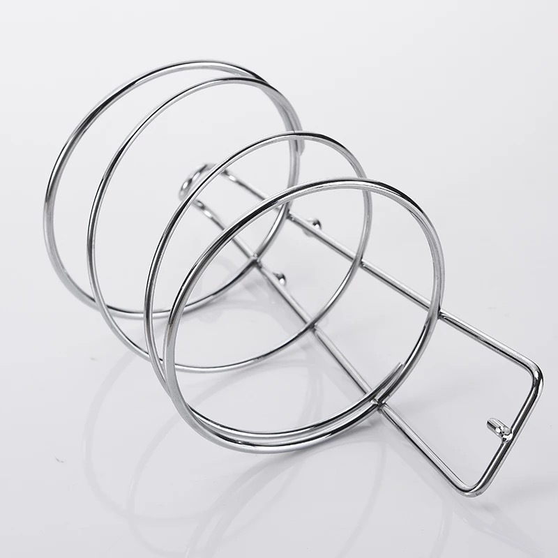 Factory direct sales of seamless stainless steel large hair dryer stand, no need for drilling, strong wall-mounted bathroom hair dryer cylinder base Application Scenario