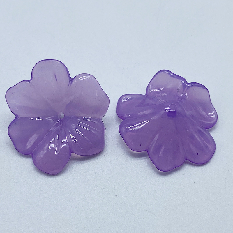 diy simple handcrafted ancient-style headwear and hairpin accessories factory direct sales acrylic jelly petal accessories undefined