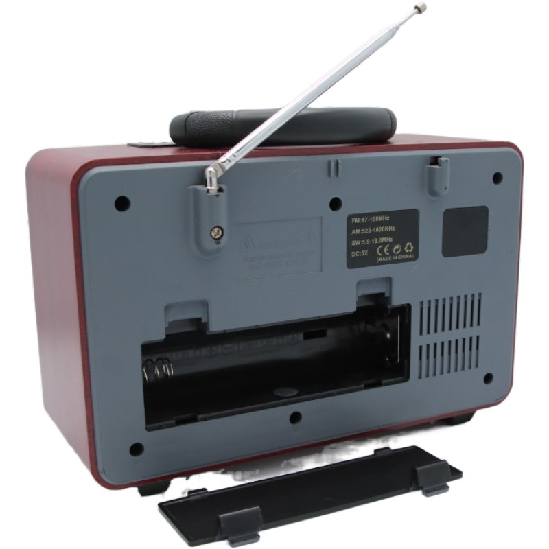 cmik retro Bluetooth speaker, card-inserting speaker, remote control, rechargeable radio, desktop Specification image