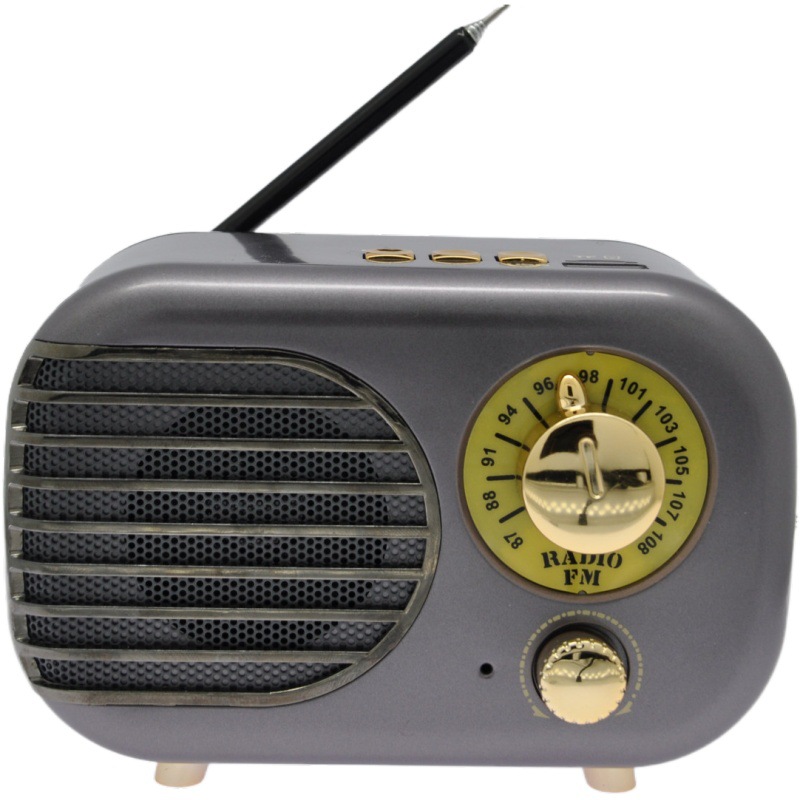 cmik retro Bluetooth speaker, a nostalgic mini Bluetooth speaker, wireless charging for mobile phones, and a cute little speaker Specification image