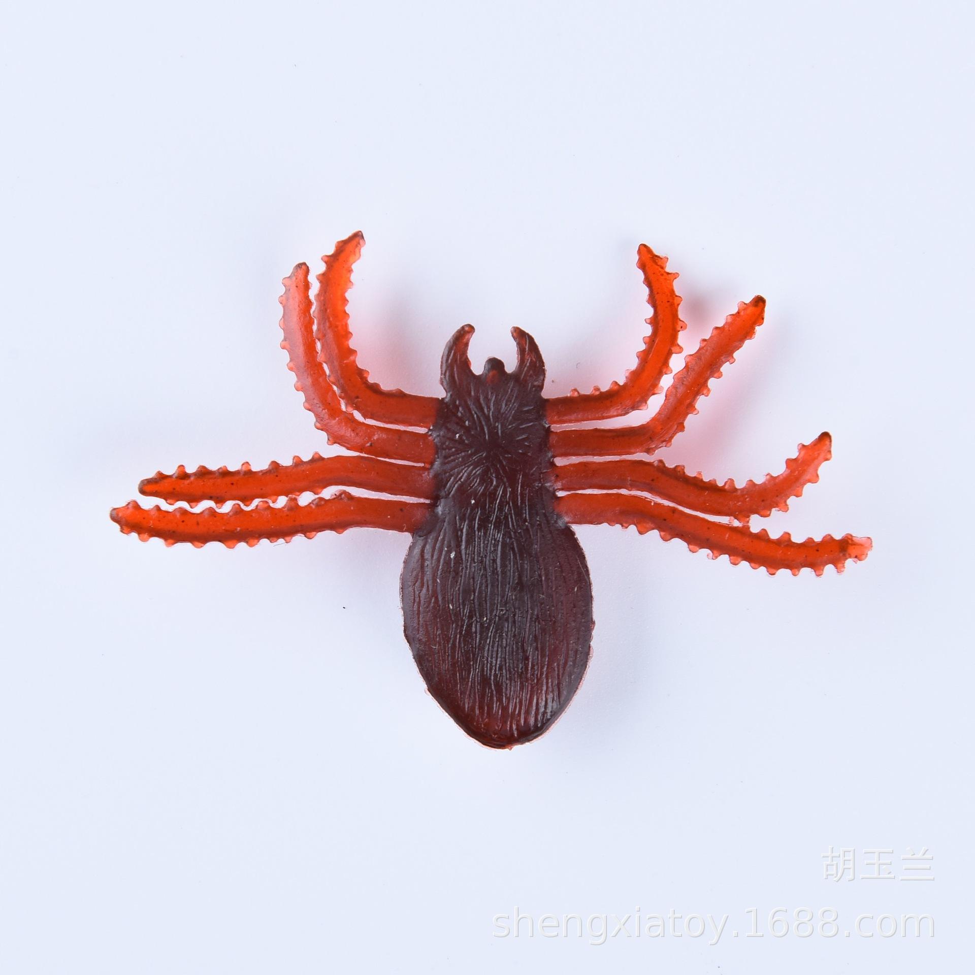 Cross-border Halloween fun prank simulation spider model toy April Fool's Day prank simulation insect prank toy undefined