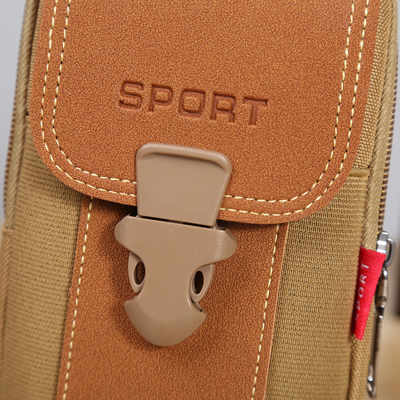 Hot Fashion Oxford Cloth Mobile Phone Bag Male Multi-Functional Mobile Phone Cover Wear Belt Mobile Phone Bag Gift Customization Wholesale Application Scenario