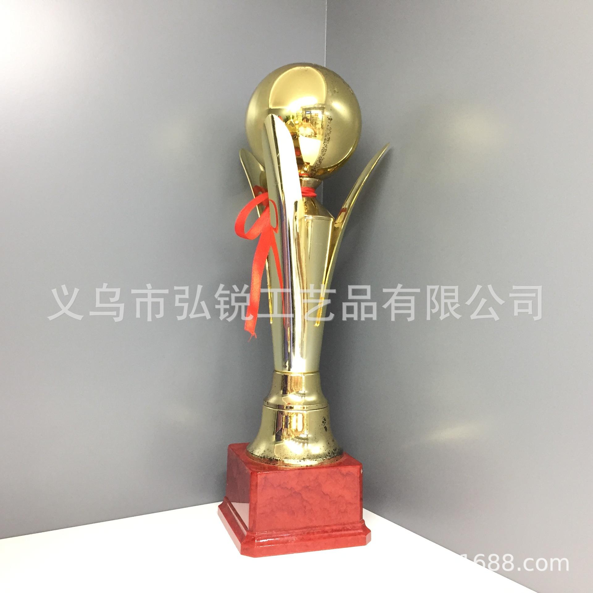 热销批发光球塑料奖杯运动比赛儿童奖品纪念颁奖励创意可定制logo