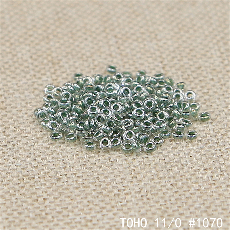 玻璃米珠/米珠/甜甜圈白底实物图