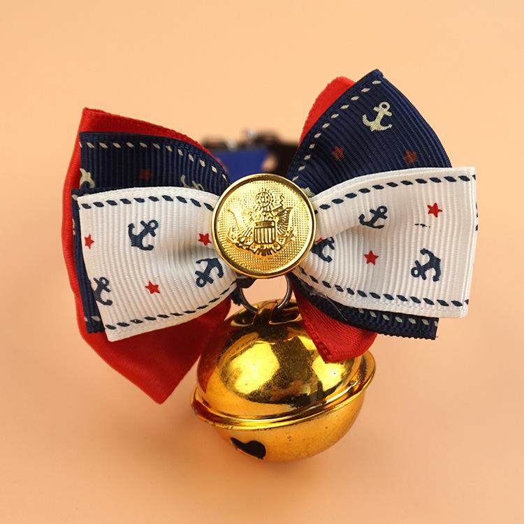 Fashionable bestsellers, small pet collars, big bell bows, dog collars, pet neck rings, one-piece consignment undefined