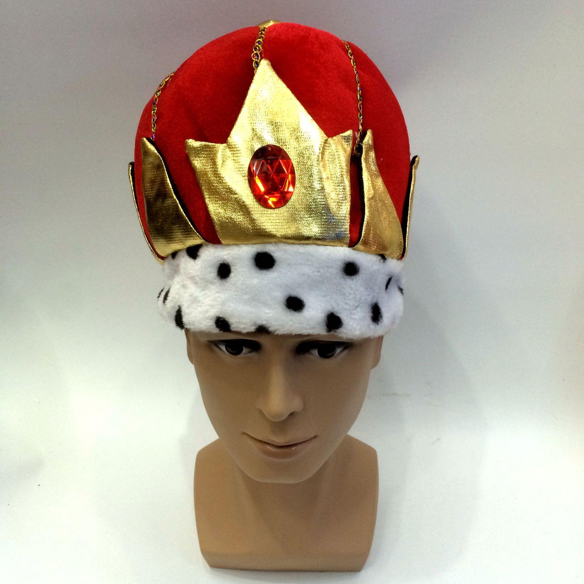 Qianfang Festival Wig Hat king hats Hat Masquerade Ball cosplay Hat Festival Hat Factory 2443